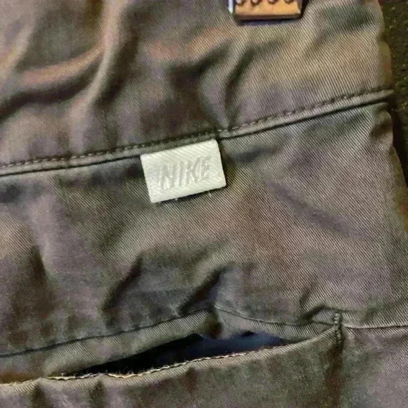 Men’s Nike Brown Chino Pants Button Up Drawstring Size 28 - Picture 7 of 8